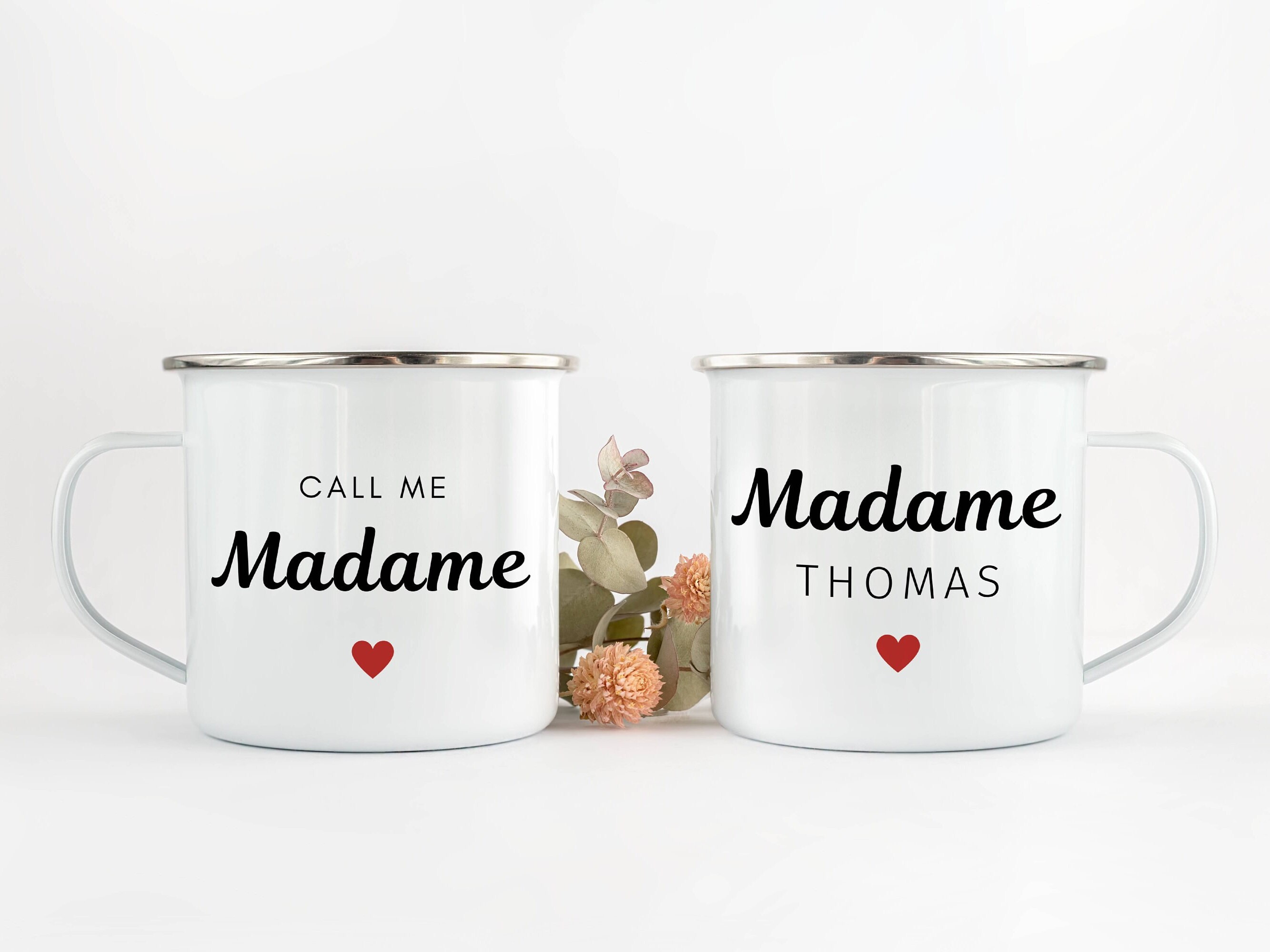 Tasse Call Me Madame - Idée Cadeau Originale Pour Jeune Mariée Le Mug Tendance La Cadeau Mariée