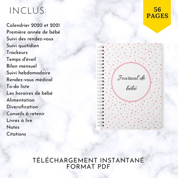 Fiche de suivi bébé à remplir: Un cahier de fiche de qualité de suivi de  l'enfant (allaitement, biberon, scelles, poids, température, bain,  médicaments, notes) (French Edition): Ramousset, RC philippe:  9798591433956: : Books