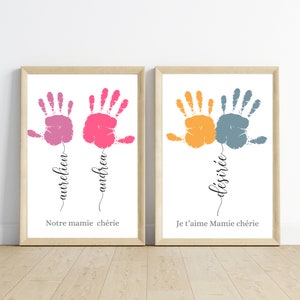 Affiche personnalisée Mamie et Papy Cadeau personnalisé pour mamie ...