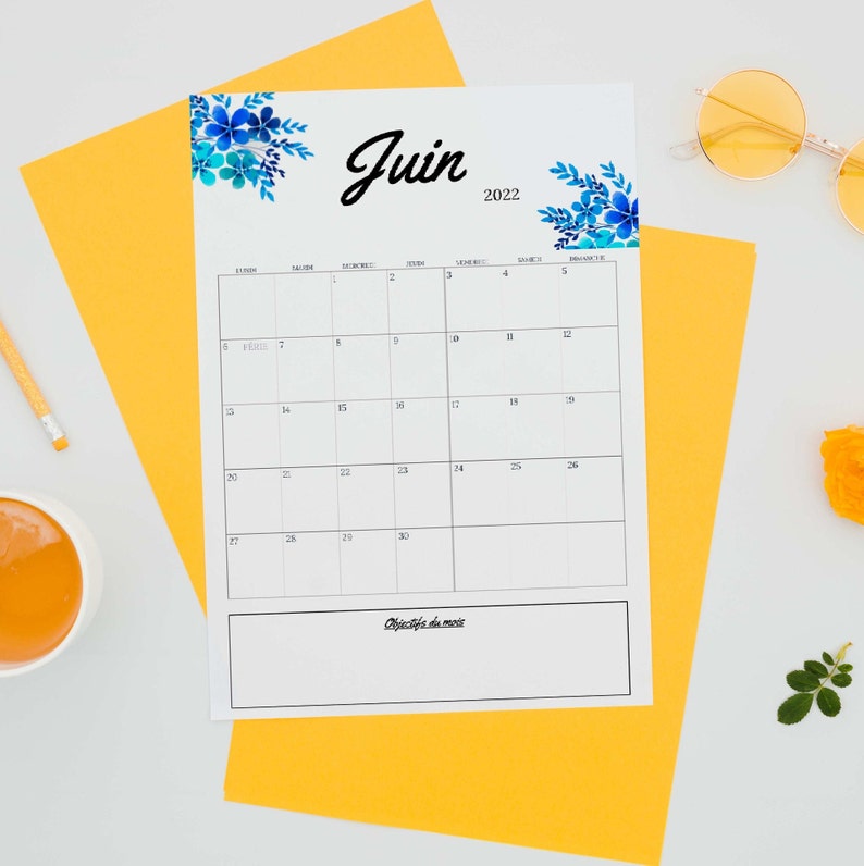 Calendrier 2023-2024 Planner 2023 à Imprimer Calendrier - Etsy UK