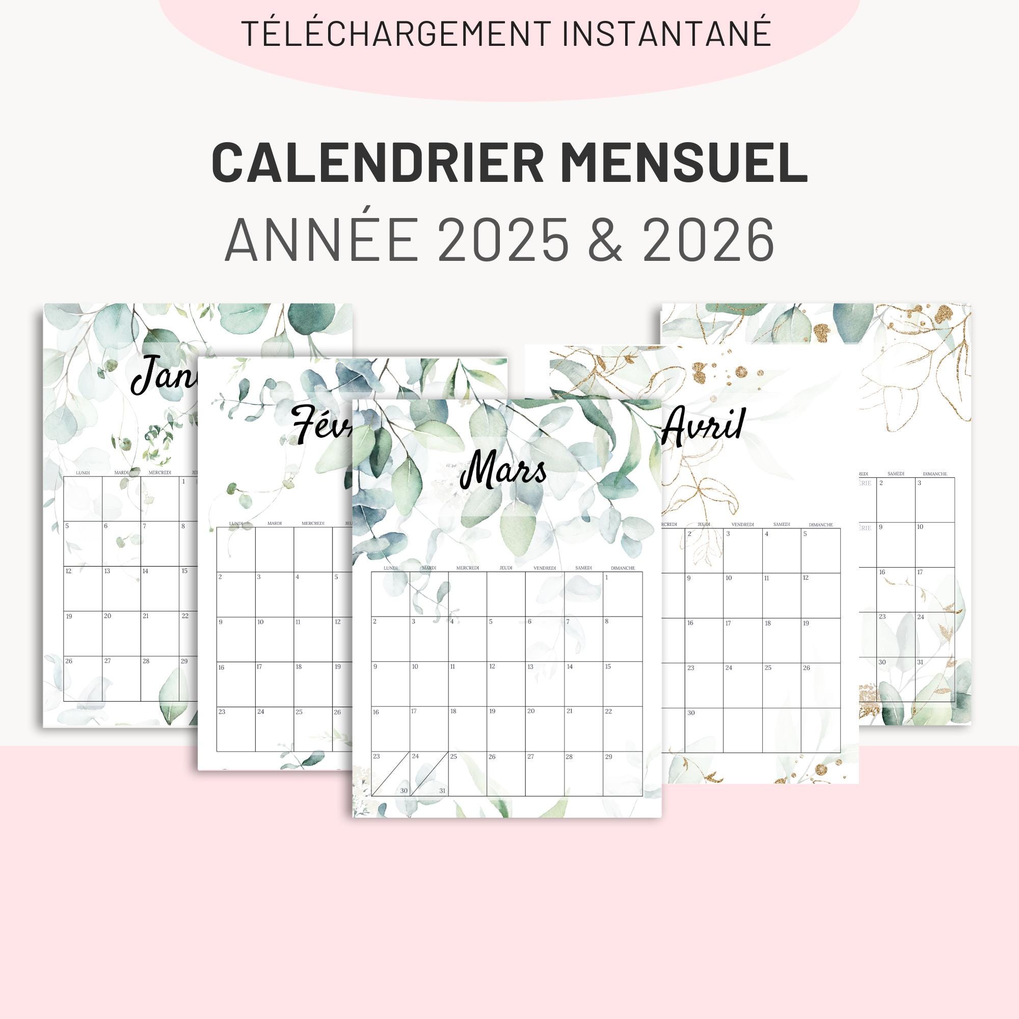 calendar-2025-2026-monthly-planner-eucalyptus-perpetual-agenda-pdf-to-download-planning-2025-by-le-temps-des-paillettes-etsy