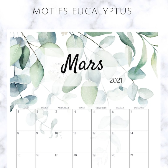 Calendriers Mensuel Family Planner