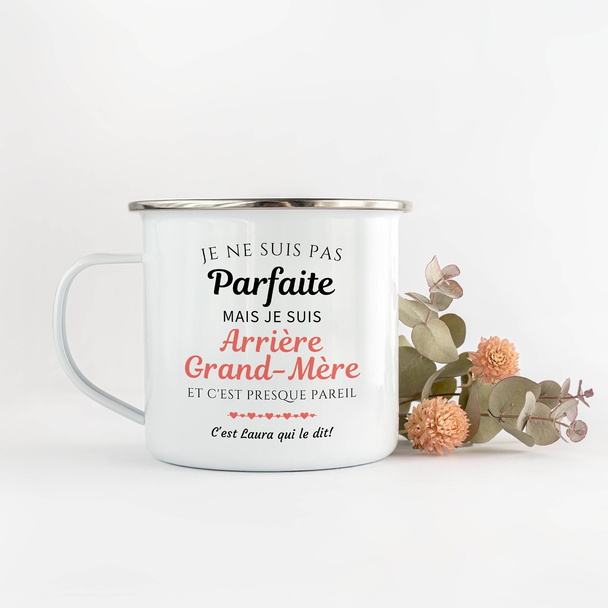 Tasse Arrière Grand-Mère Personnalisée - Mug Arrière-Grand-Mère Pour Femme Cadeau Humour Famille Ann