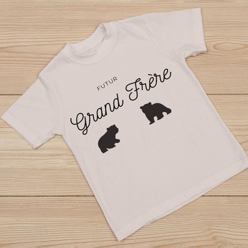 Tshirt Futur grandfrère Tshirt personnalisé Annonce de Etsy France Tshirt Futur grandfrère Tshirt personnalisé Annonce de Etsy France