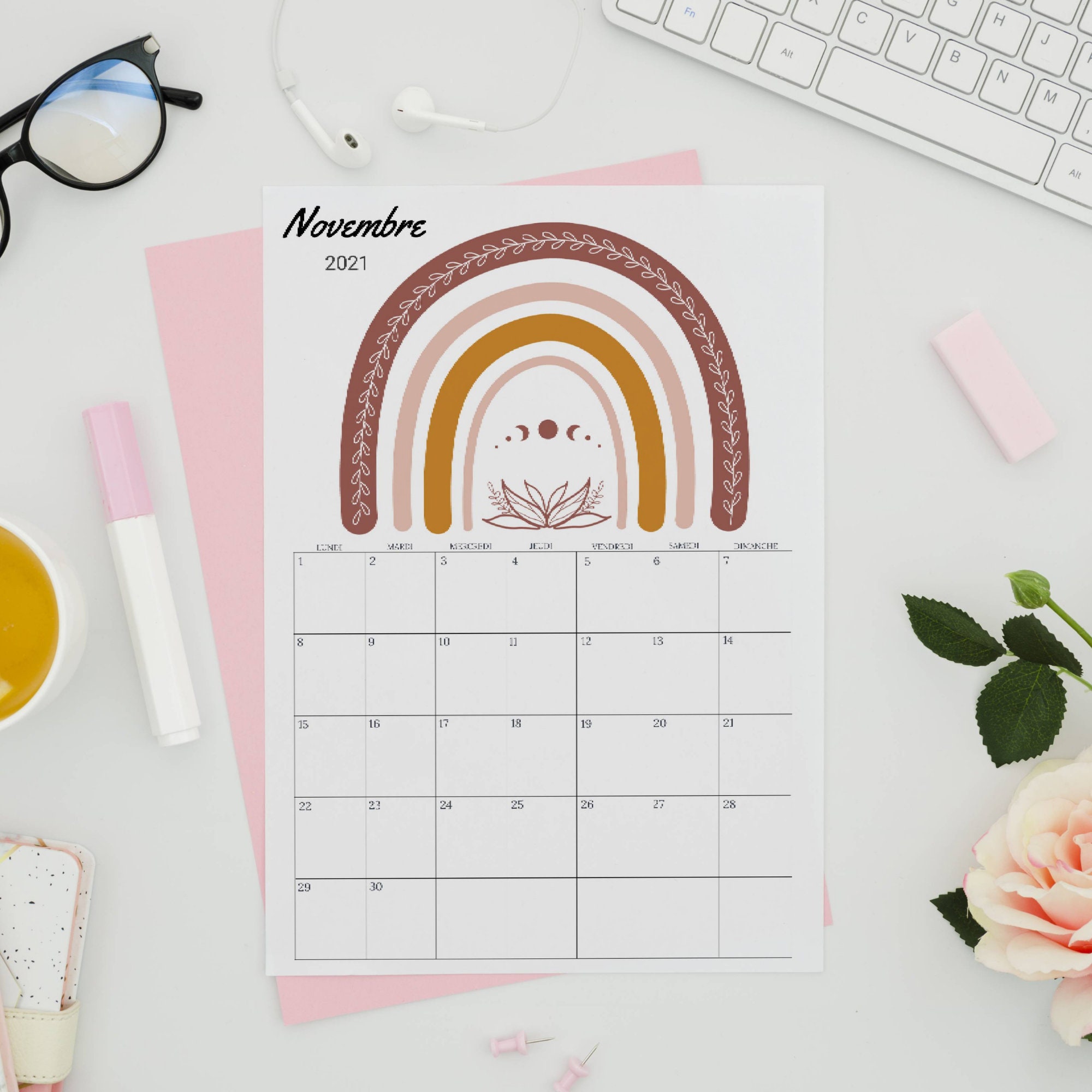 Calendrier 2023-2024 Calendrier 2023 à Imprimer Calendrier - Etsy Australia