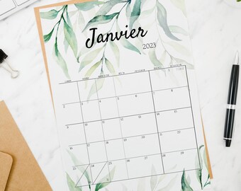 Calendrier 2023 Made By Juliette Calendrier 2022 2023 À Imprimer Calendrier Mural 2022 2023 | Etsy Ireland