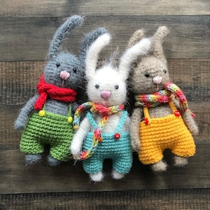 Bunny fluffy ears PDF pattern