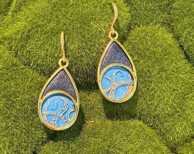 Octopus earrings