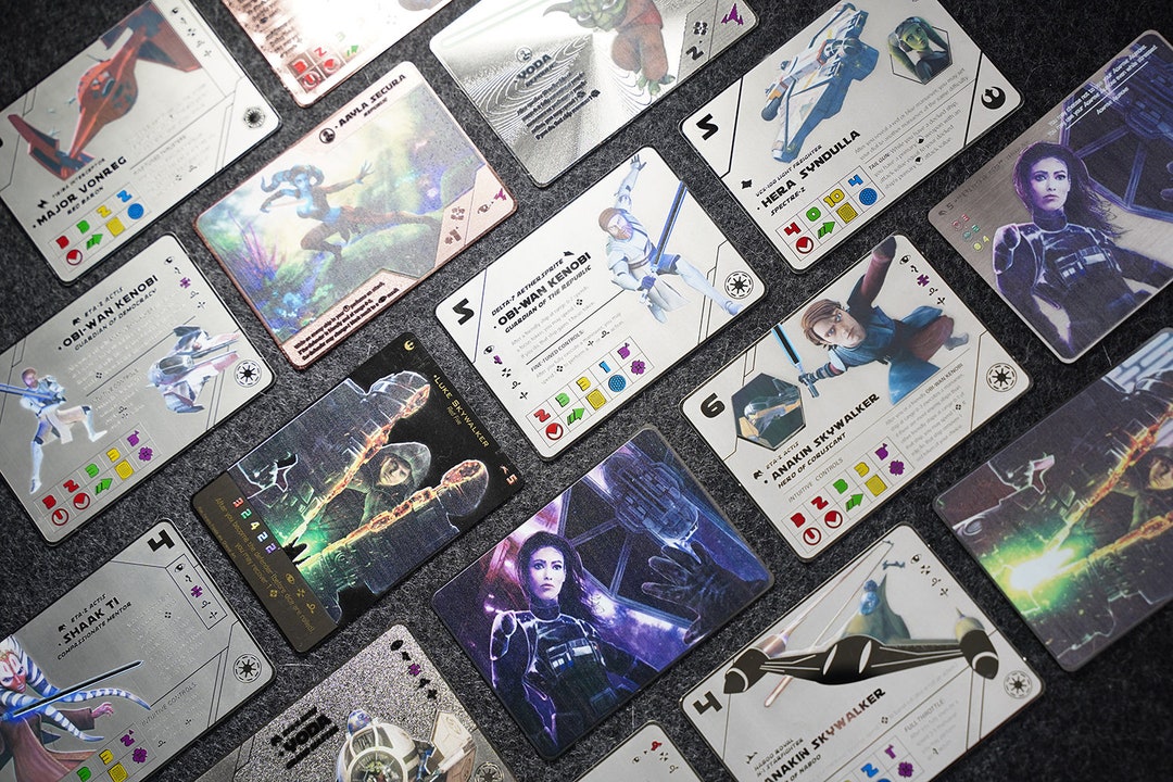 Metal Xwing Cards Tournament Package Etsy