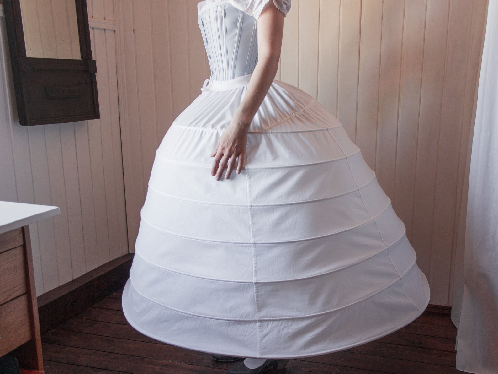 1860s large hoop skirt crinoline PDF pattern Etsy