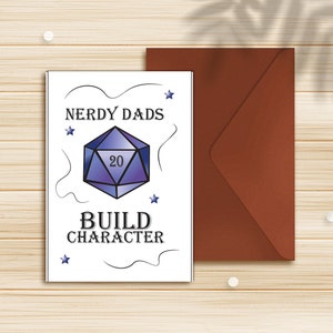 Dungeons and Dragons printable Father&#39;s Day Card