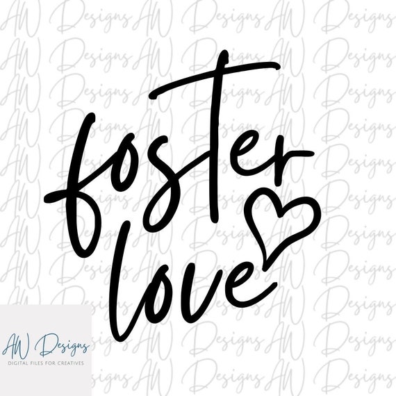 Foster Love SVG Foster Care Svg Foster Care Mug Foster Etsy