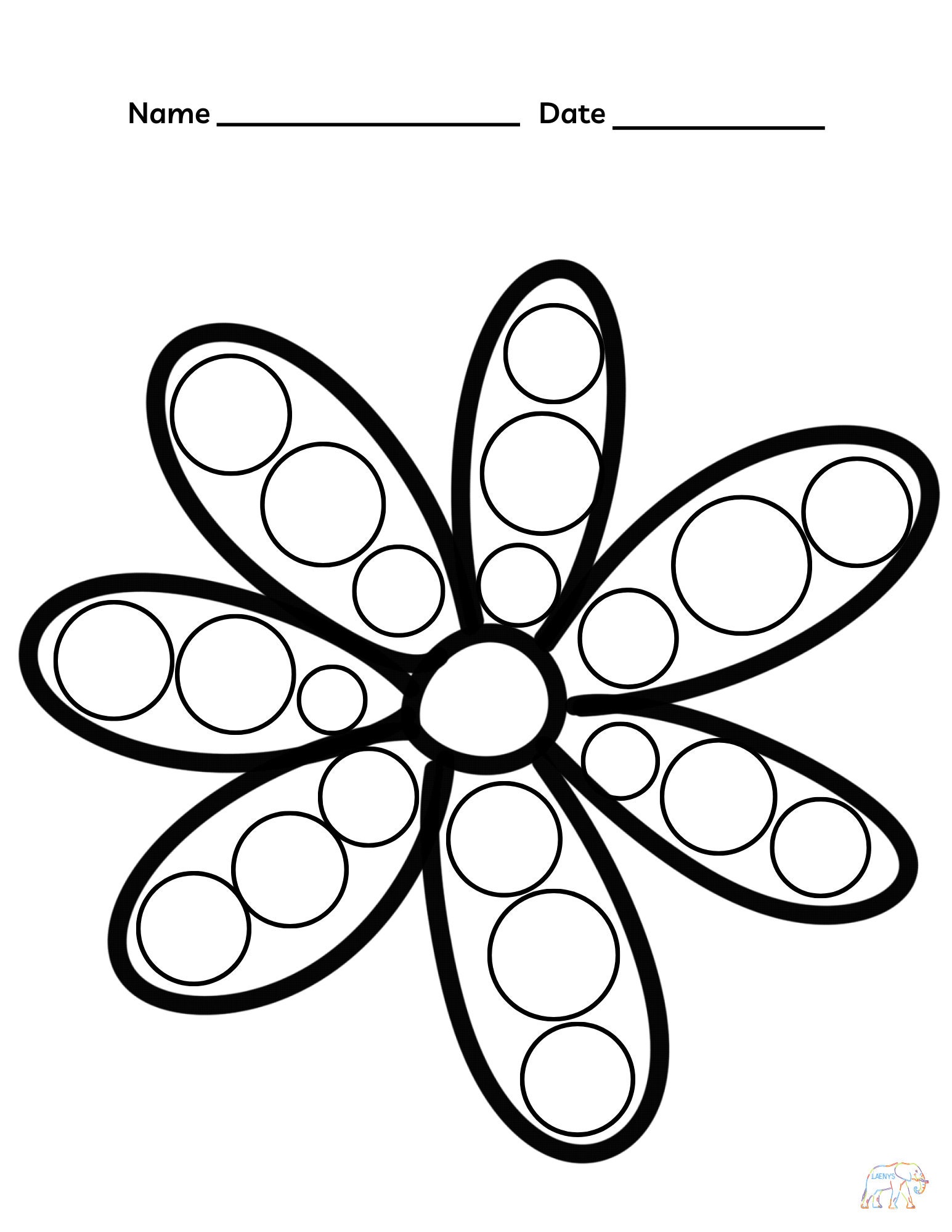 10 Printable Dot-a-dot Coloring Pages, Kids Coloring Pages, Shapes
