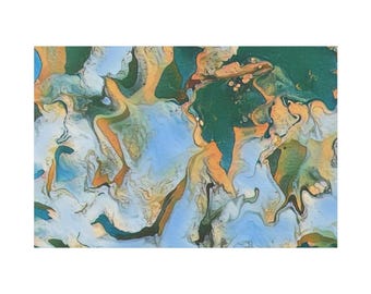 Abstract Art Canvas Print, Wall Decor, Living Room Art, Home Gallery, Colorful Artwork, Gift for Art Lovers