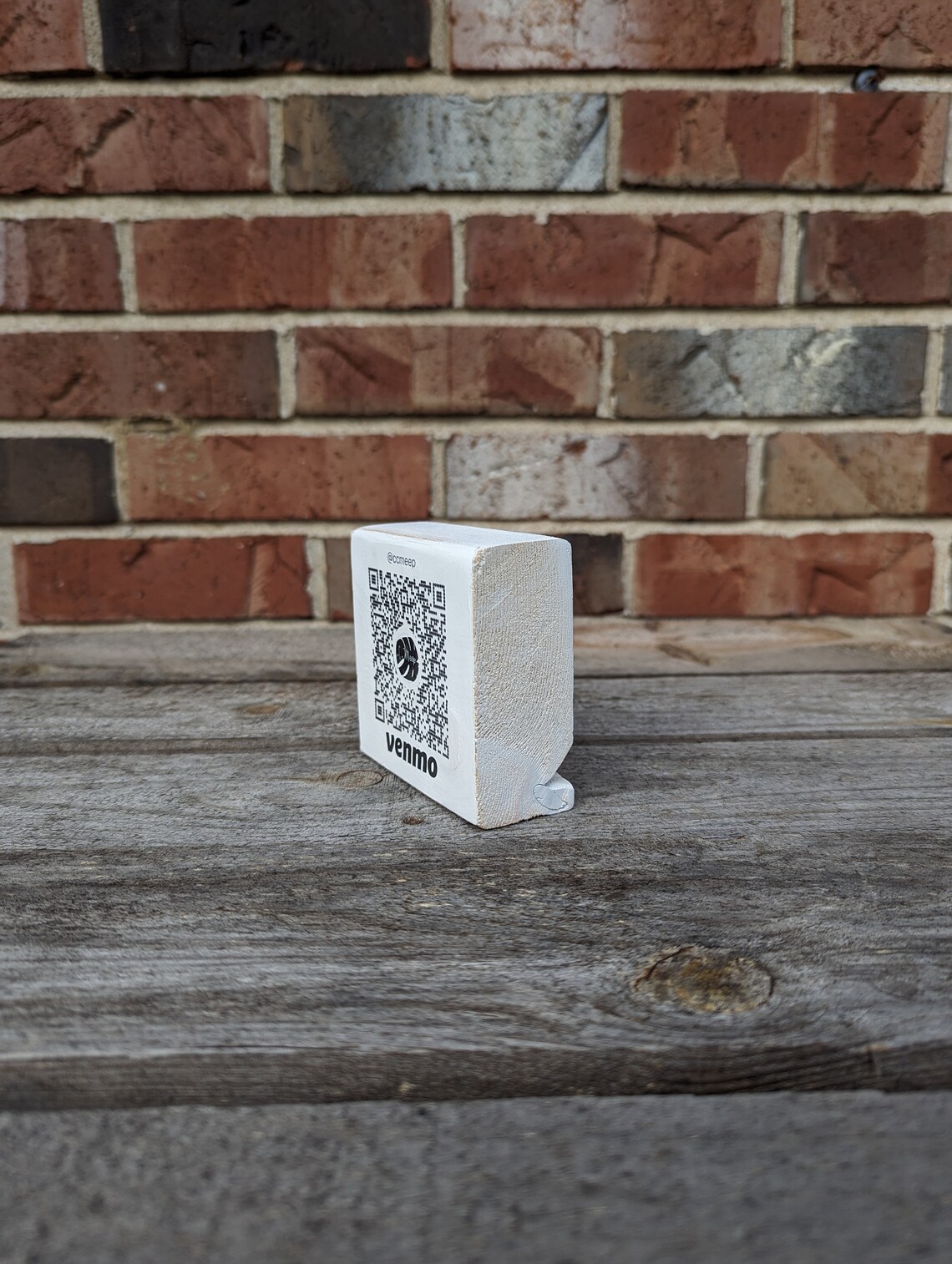 Custom QR Code Block, Personalized Scan Me Sign for Business, Events ...