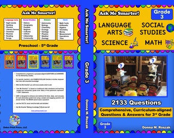 3rd Grade Homeschool Curriculum Questions - Language Arts, Social Studies, Science, and Math EBOOK