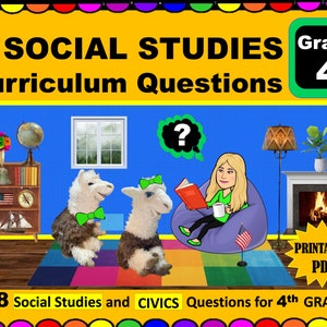 4th Grade Homeschool Curriculum Questions-SOCIAL STUDIES & CIVICS-What your 4th grader needs to know! Just the facts!