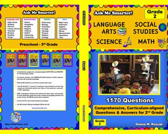 2nd Grade Homeschool Curriculum Questions - Language Arts, Social Studies, Science, and Math EBOOK