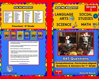 1st Grade Homeschool Curriculum Questions - Language Arts, Social Studies, Science, and Math EBOOK
