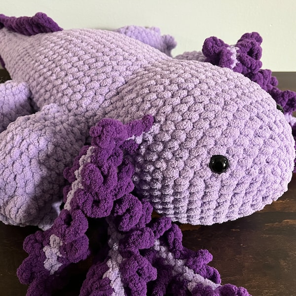 Axolotl ~ Häkelanleitung (Jumbo)