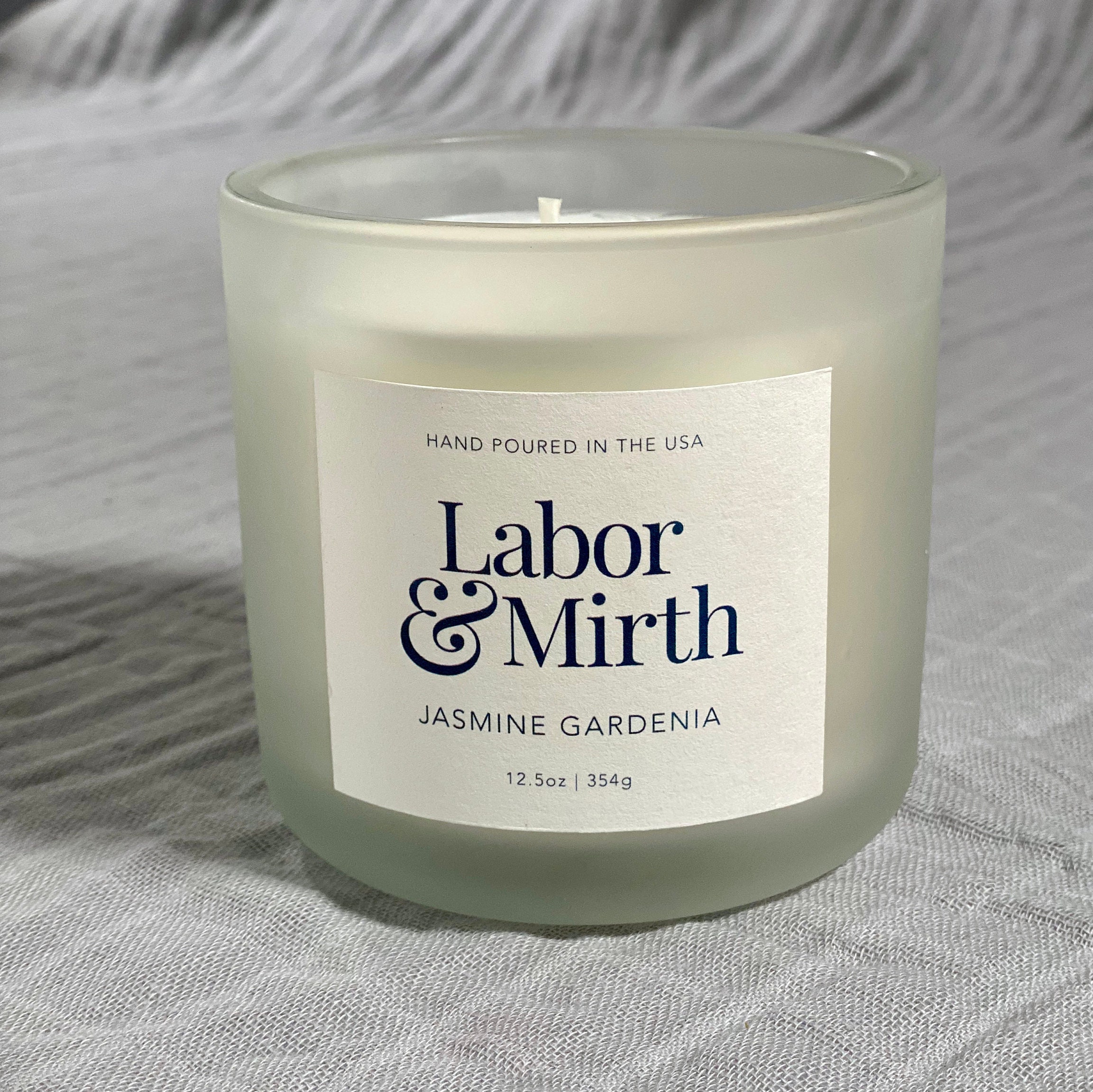 Jasmine and Gardenia Scented Candle Scented Candle Etsy