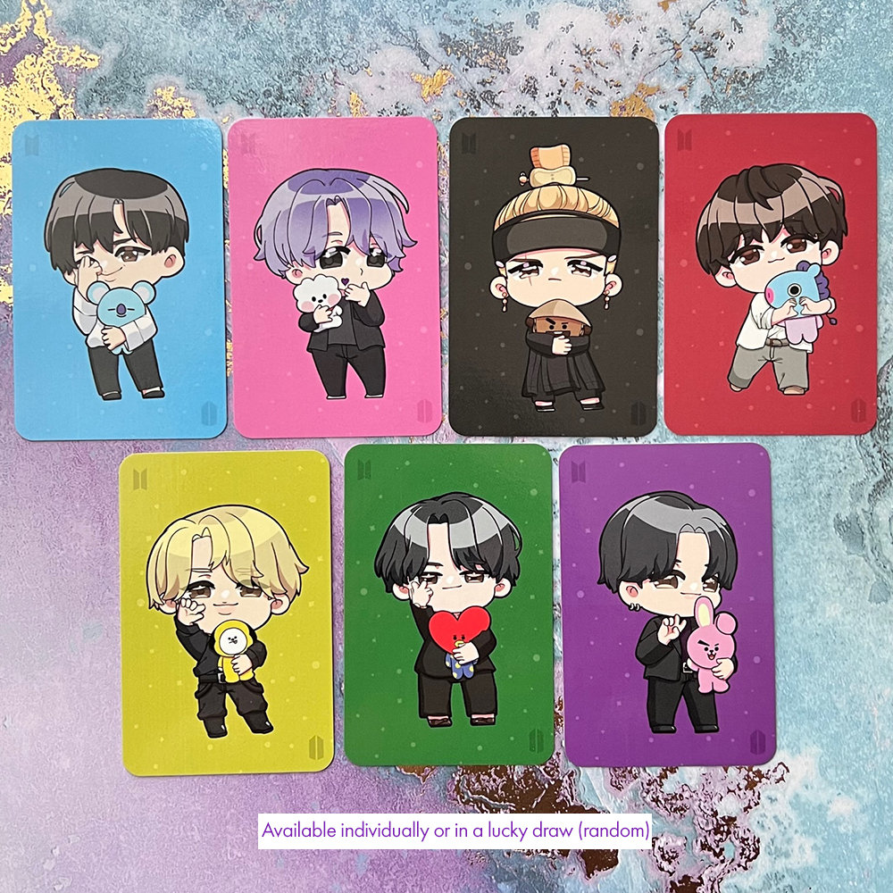 B T S Chibi Fanart Photocard - Etsy