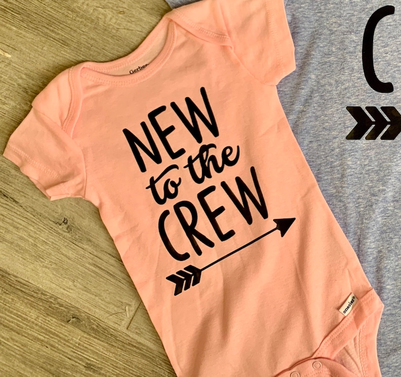 New to the Crew Baby Onesie Etsy