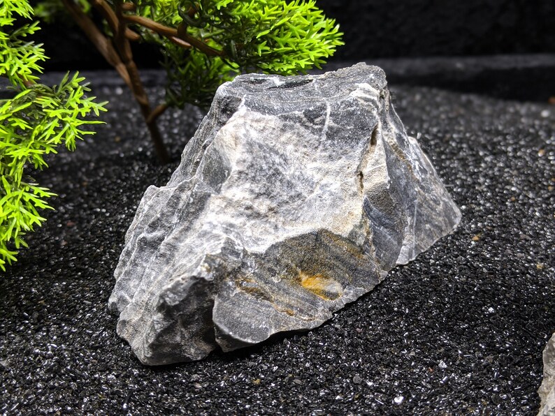 Medium-Small Sized Black Seiryu Stones for Aquascape ...