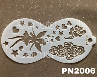 Peanutstencils PN 2006 Fairy & Clouds, Fee und Wölkchen