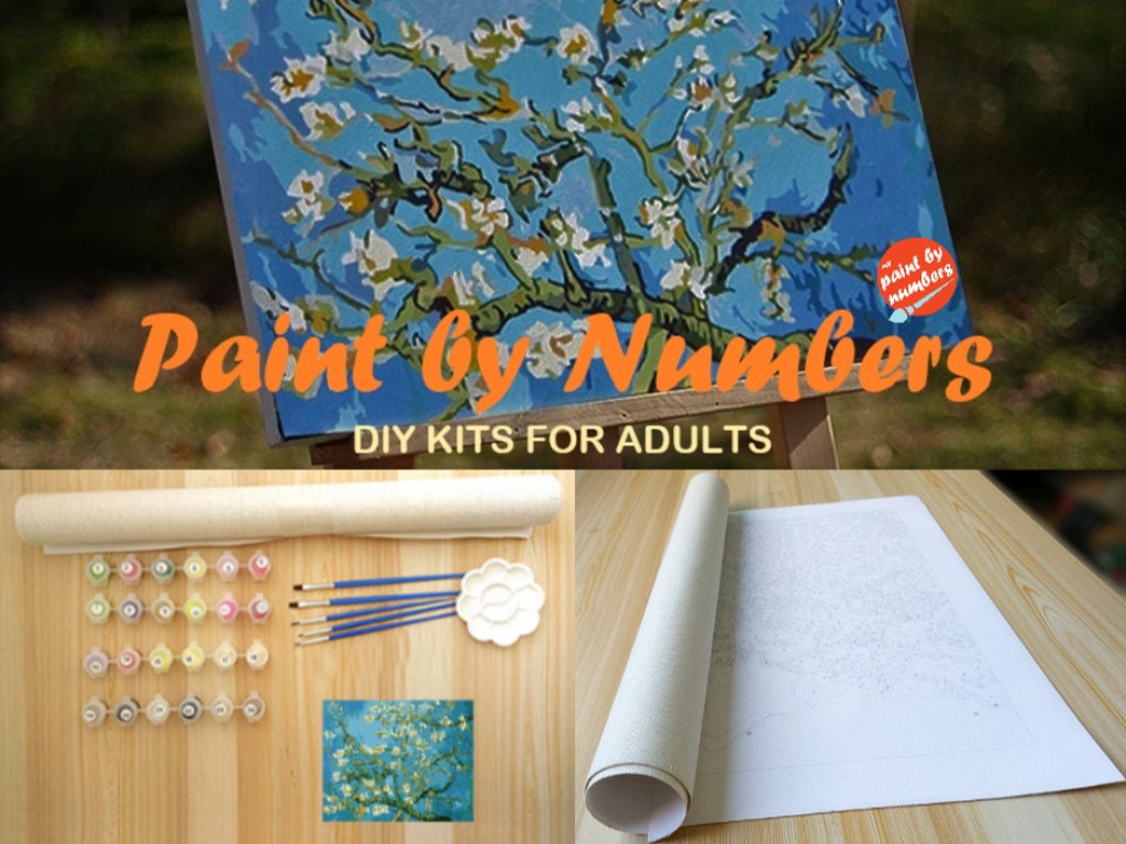 BLUE DUSK Paint by Numbers Kit, Predrawn Paint Kit,kit Diy,eclectic Home  Decor,paint by Number Kit Adult,mountain Art,gift Box,diy Craft Kit -   Norway
