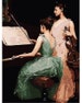 The Sonata - Irving Ramsey Wiles 1889 - USA Shipping - DIY Paint by Number Kit Acrylic Painting Home Decor 