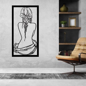 Woman Wall Design laser cut files Instant Download (svg, dxf, ai, pdf, Light Burn) |Digital File Only!