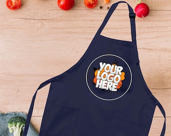 Custom Apron, Custom Text Apron, Logo Apron, Photo Apron, Personalized Apron, Image Apron, Apron For Women, Toddler Apron, Youth Apron