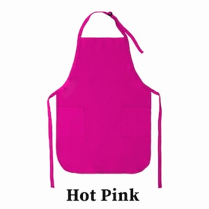 Custom Logo Apron, Personalized Text, Photo Kitchen Bib imagen 8