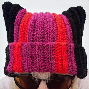 Crochet Twenty One Pilots Clancy Inspired Beanie, Handmade Band Merch Hat, Retro Style Music Fan Gift, Custom Crochet Beanie Made to Order