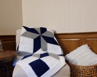 Carpenter's Wheel Quilt Graphagan Blanket