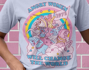 Angry Women Will Change the World Unisex t-shirt