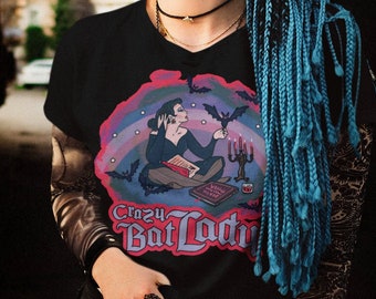 Crazy Bat Lady Gothic Short-Sleeve Unisex T-Shirt