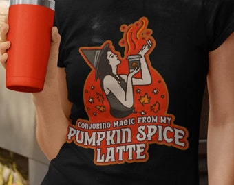 Conjuring Magic Pumpkin Spice Latte Short-Sleeve Unisex T-Shirt