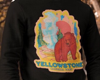 Yellowstone National Park Fugly Travel Collection Unisex Sweatshirt