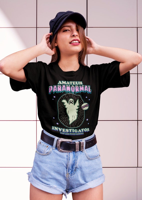 Amateur Paranormal Investigator 80s Unisex T-shirt image picture