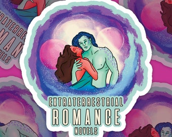 Paranormal and Sci-Fi Extraterrestrial Romance Novels Fugly Exclusive Bubble-free stickers