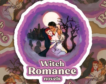 Paranormal and Sci-Fi Witch Romance Novels Fugly Exclusive Bubble-free stickers