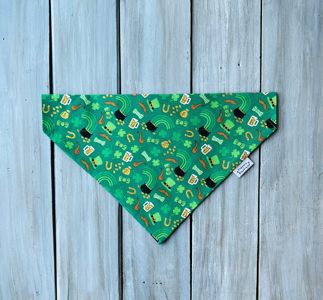 st paddys day bandanas for dogs