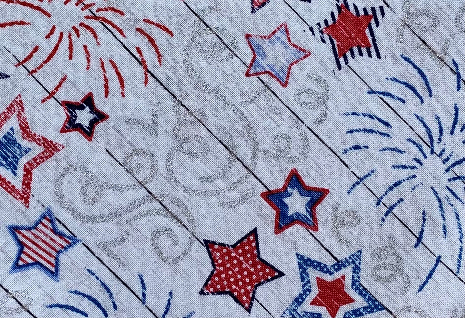 Personalized Fourth of July Stars and Stripes Reversible Snap On Dog B –  Life Has Just Begun