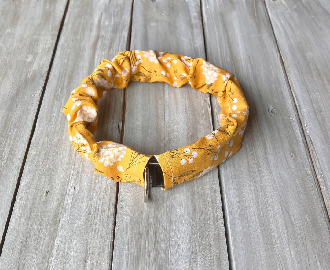 Woodland Wildflowers Collar Cover, Dog Collar Cover, Pet Collar Cover