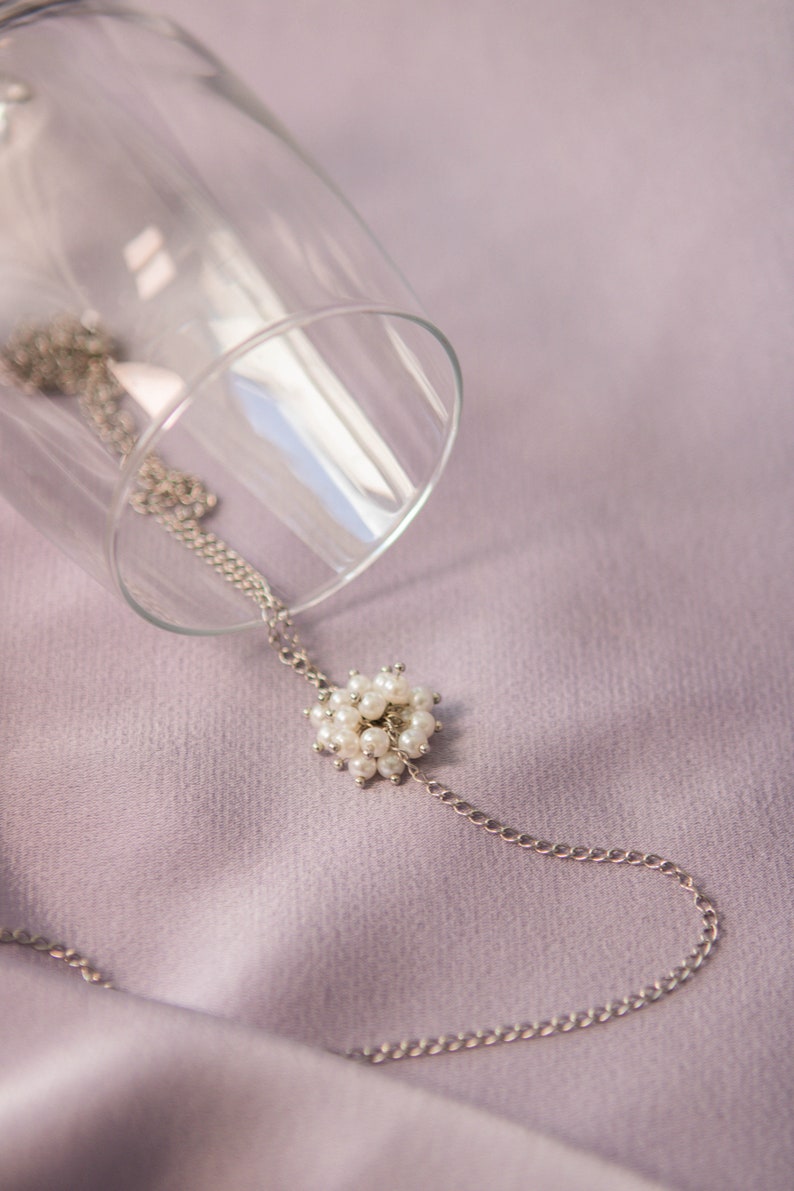 Collar de encanto minimalista collar de cadena de plata moda de las mujeres regalo de cumpleaños joyería regalo hecho a mano para su collar colgante para las mujeres imagen 7