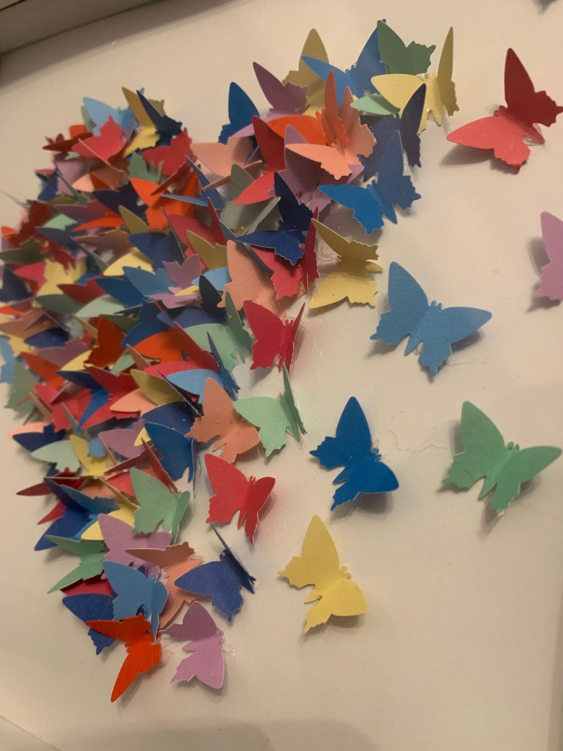 3D Butterfly Heart Framed Wall Art Anniversary Valentine Etsy