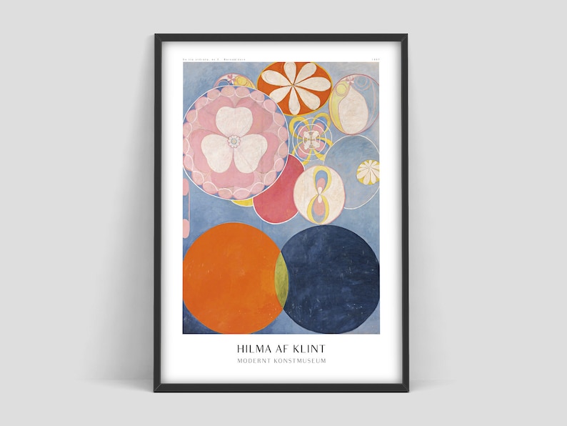 Hilma Af Klint Exhibition Poster Af Klint Print Abstract Art Etsy UK