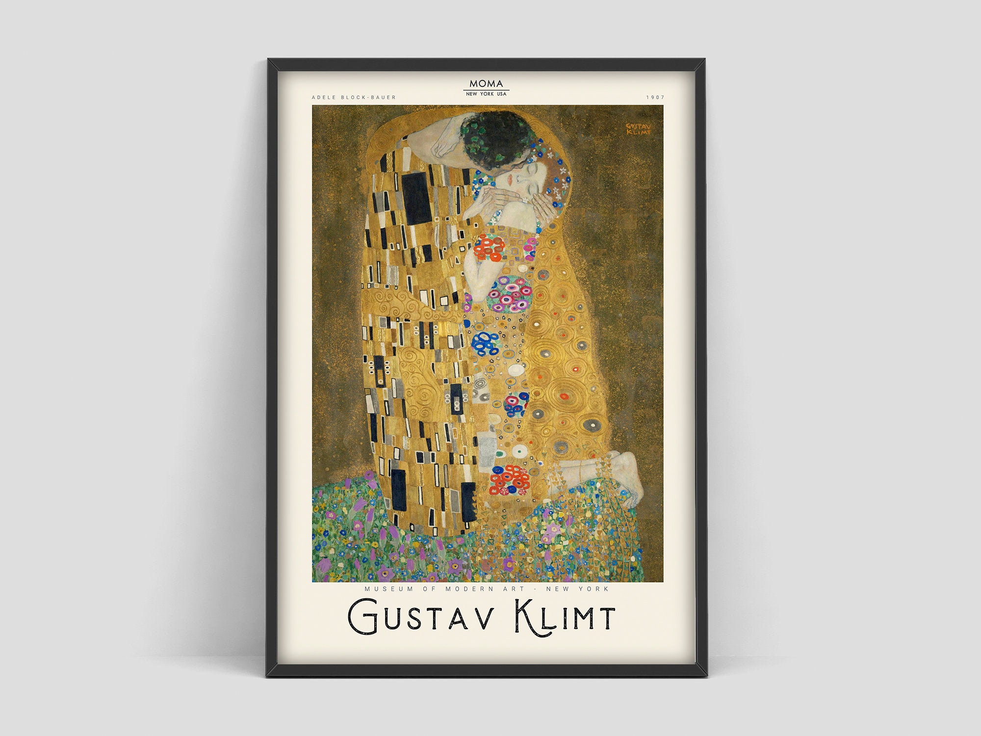 Gustav Klimt Poster Gustav Klimt the Klimt | Etsy